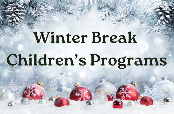 Winter Break Program Sign